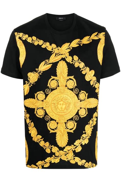 versace t shirt kettenmuster|Versace t.